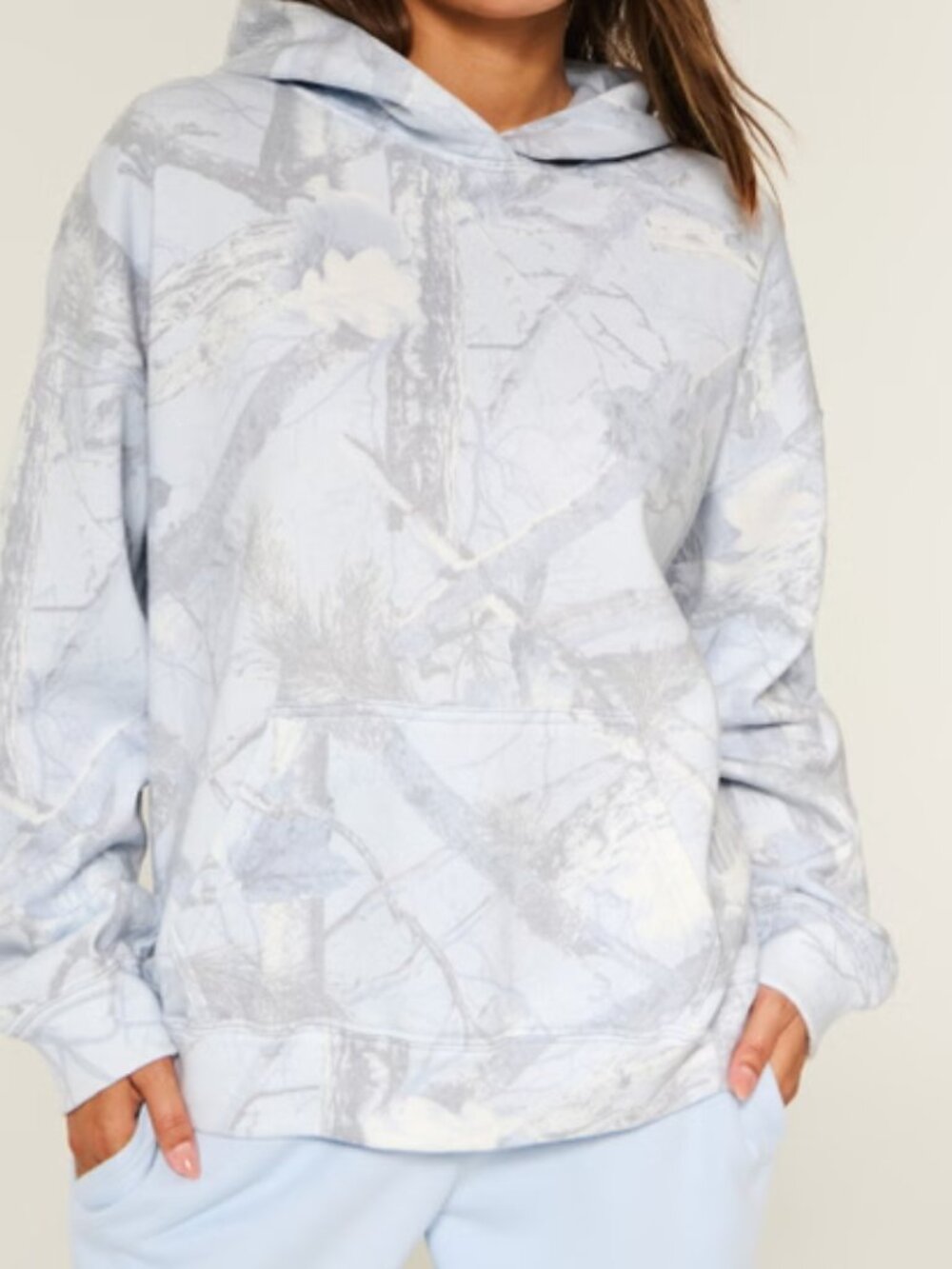 Women's Hollister Feel Good Oversized Camo Hoodie